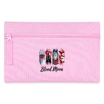 Blood Moon 4 PaneGothic Halloween Motif - Pencil Case - pink - Front