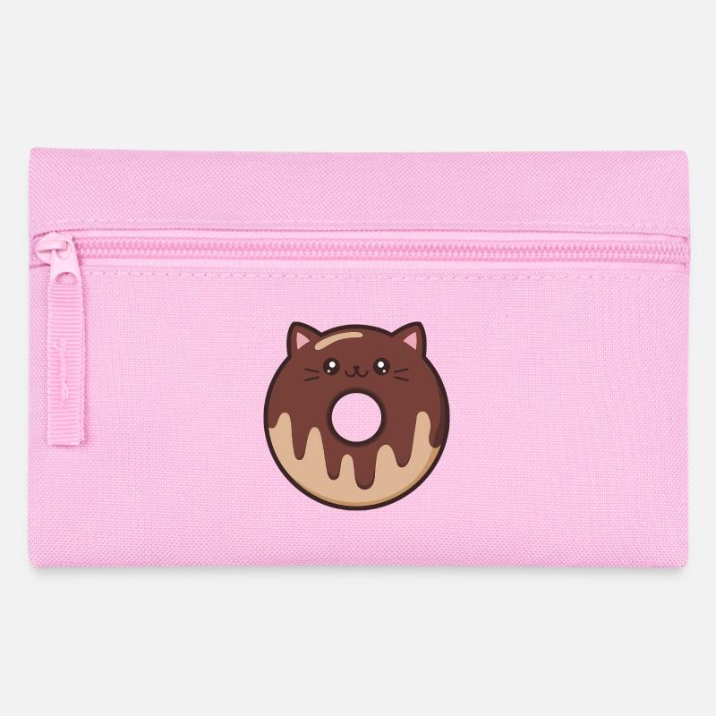 Donut chat mignon - Trousse - rose