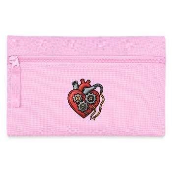 Mechanical heart design - Pencil Case - pink - Front