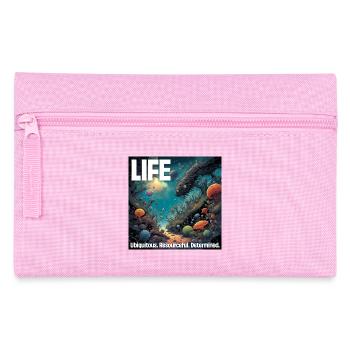 La vie : Omniprésente. Débrouillard. Déterminé. - Trousse - rose - Devant