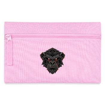 Visage Neon Gorilla Lowpoly - Trousse - rose - Devant