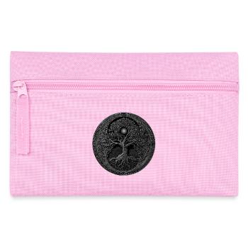 Wikinger Medaille walhalla - Federtasche - Rosa - Vorne