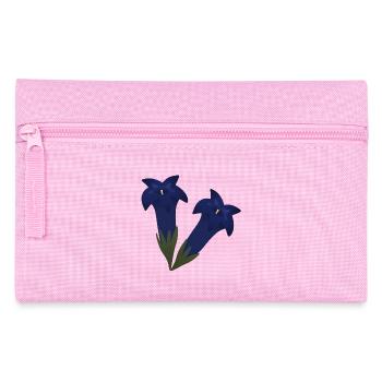 Fleurs de gentiane - Trousse - rose - Devant