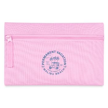 Surfen am Strand von Malibu - Federtasche - Rosa - Vorne