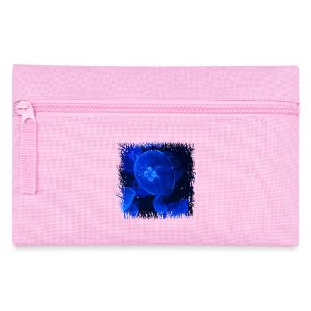 Quallen im blauen Tiefseelicht - Federtasche - Rosa - Vorne