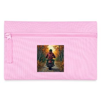 Sweat à capuche Cozy Bike Rider - Trousse - rose - Devant