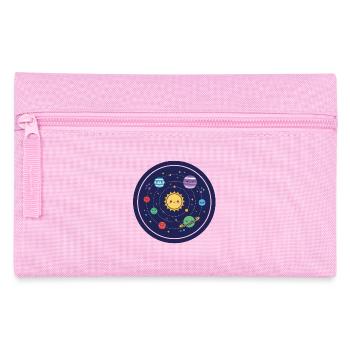 Cheerful Solar System Design - Pencil Case - pink - Front