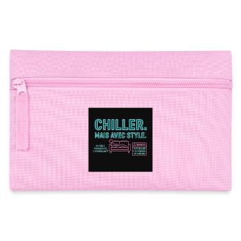 Chill, aber mit Neon-Style - Federtasche - Rosa - Vorne