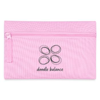 Abstract line art - Pencil Case - pink - Front