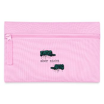 Graffiti "Unique but not nice" trend color - Pencil Case - pink - Front