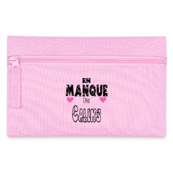 Ich brauche Kuscheleinheiten - Federtasche - Rosa - Vorne