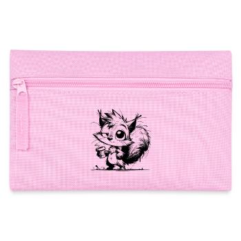 Eichhörnchen noch ein Kaffee? Immer her damit - Federtasche - Rosa - Vorne