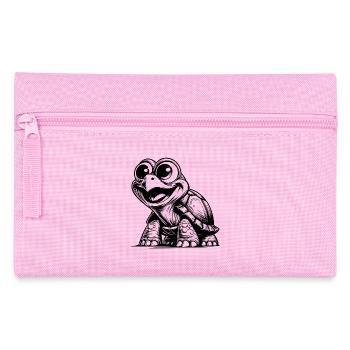 Baby turtles with big eyes - Pencil Case - pink - Front
