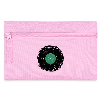Skizzenzeichnung auf Vinylalbum - Federtasche - Rosa - Vorne