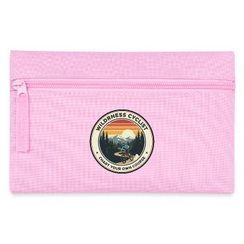 Insigne de cycliste en milieu sauvage - Trousse - rose - Devant