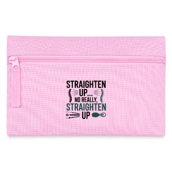 Chiropraktiker richtet professionelle Wirbelsäule auf - Federtasche - Rosa - Vorne
