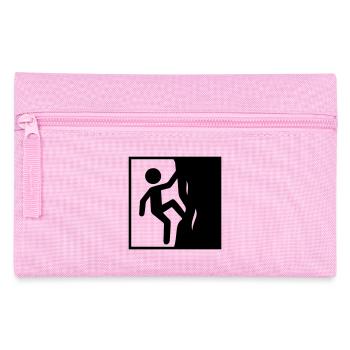 Klettern Symbol Sport - Federtasche - Rosa - Vorne