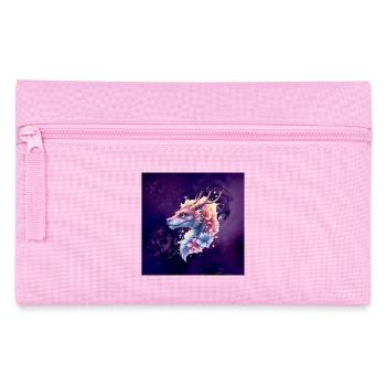 Stern-Blumendrache - Federtasche - Rosa - Vorne