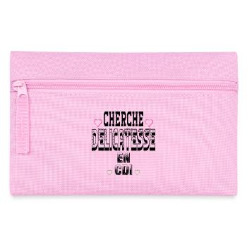 Cherche Délicatesse en CDI - Trousse - rose - Devant