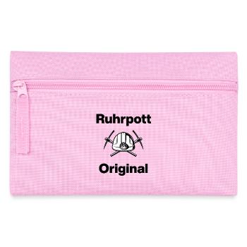 Ruhrpott Original, Bergmann Stolz! NRW, Coal - Pencil Case - pink - Front