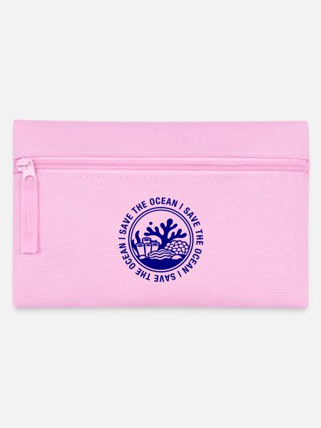 Rettet den Ozean - Federtasche - Rosa