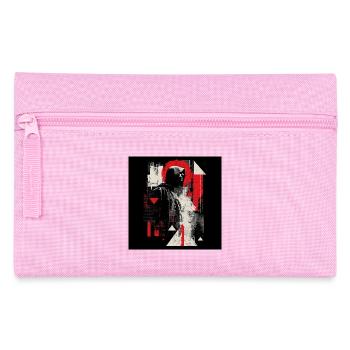 Hooded Echo Geometric Neon - Federtasche - Rosa - Vorne