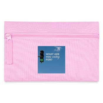 What Are You Waiting For?  - Federtasche - Rosa - Vorne