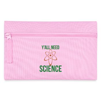 Yall Need Science Graphic Tee - Pencil Case - pink - Front