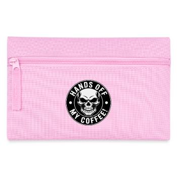 Hands Off My Coffee Skull - Federtasche - Rosa - Vorne