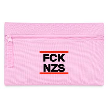 FCK NZS! STATEEMEENT GEGEN NEONAZIS FÜR BUNTES DE - Pencil Case - pink - Front