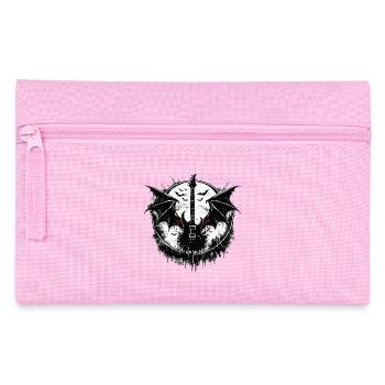 Guitare électrique avec ailes de chauve-souris - Trousse - rose - Devant