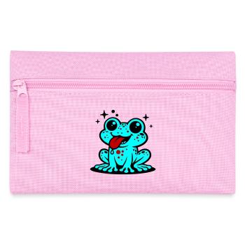 Kröte Comic Frosch - Federtasche - Rosa - Vorne