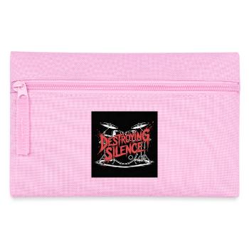 Destroying Silence Drum Graffiti - Pencil Case - pink - Front