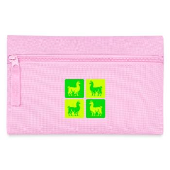 Lama Pop Art - Federtasche - Rosa - Vorne