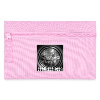 Door On Cats Noir - Pencil Case - pink - Front
