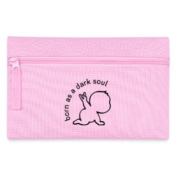 born as a dark soul - Pencil Case - pink - Front