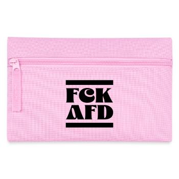 FCK AfD - Pencil Case - pink - Front
