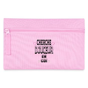 Cherche Douceur en CDI - Trousse - rose - Devant