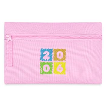 20. Geburtstag Farbige Patches since 04/2006 - Pencil Case - pink - Front