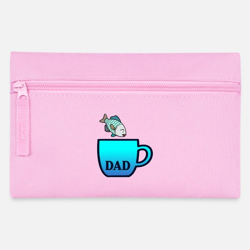 Caffè papà pescatore - Astuccio per matite - rosa