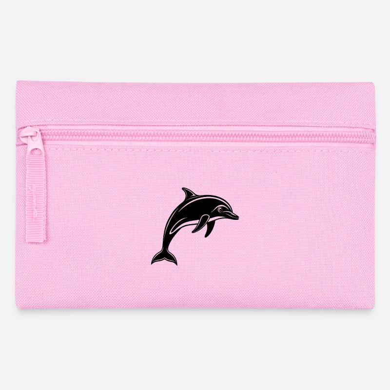 Dolphin - Pencil Case - pink