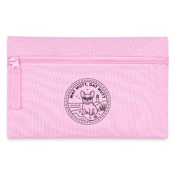 Wat mutt dat mutt Französische Bulldogge am Meer - Federtasche - Rosa - Vorne