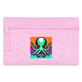 Octopus - Pencil Case - pink - Front