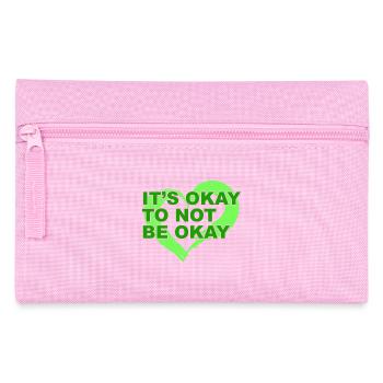 It’s okay to not be okay  Mental Health Matters - Pencil Case - pink - Front