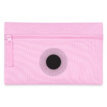 Radial Dot Sunburst - Pencil Case - pink - Front