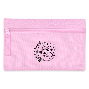 Baby Koala Car Sticker on Board - Pencil Case - pink - Front