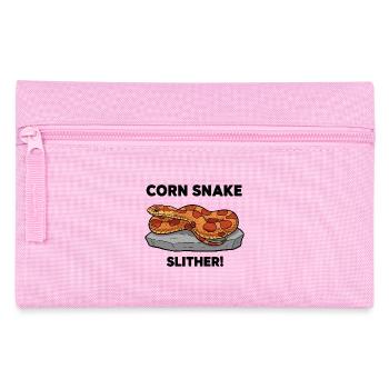Serpent des Blés Corn Snake Slither Rocher - Trousse - rose - Devant