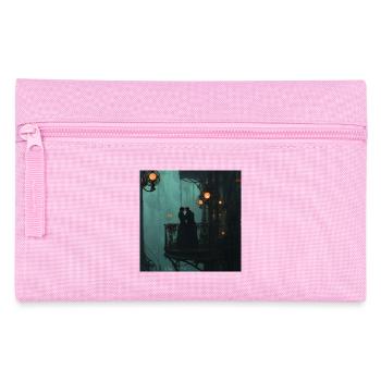 Dampfschloss der Zweisamkeit - Federtasche - Rosa - Vorne
