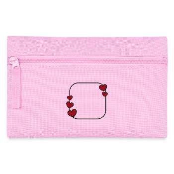 Cadre Cœur - Trousse - rose - Devant