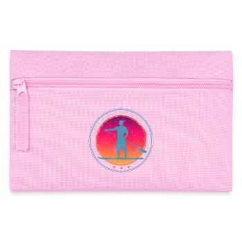 Stand Up Paddle Board Sonnenuntergang Vintage SUP - Federtasche - Rosa - Vorne